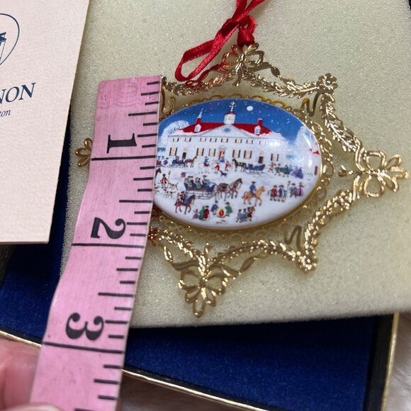 Mount Vernon 1995 Christmas Ornaments Set In Gift Box - Picture 7 of 7